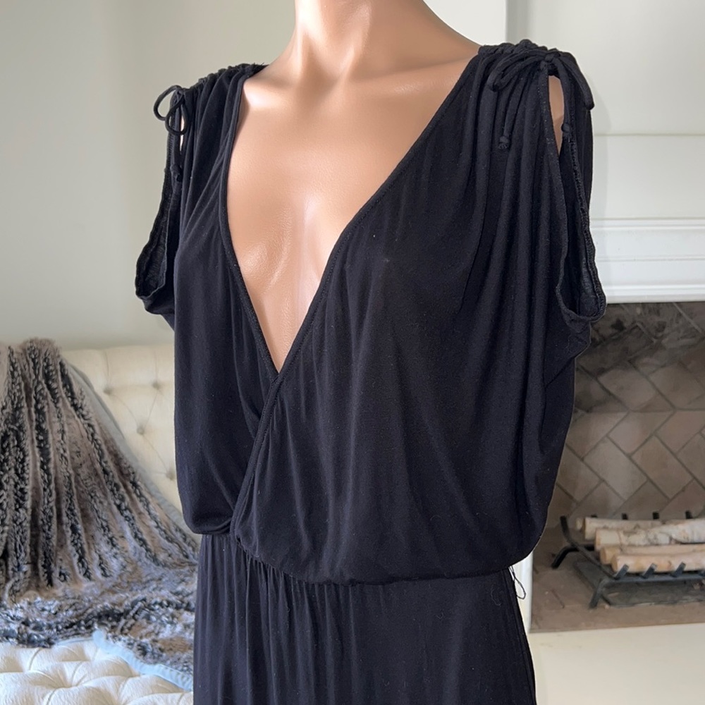 REMAIN Black Maxi Dress